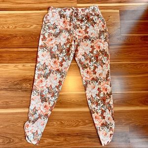 Floral Joggers